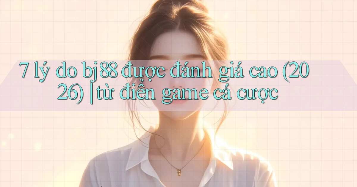 7 lý do bj88 được đánh giá cao (2026) từ điển game cá cược