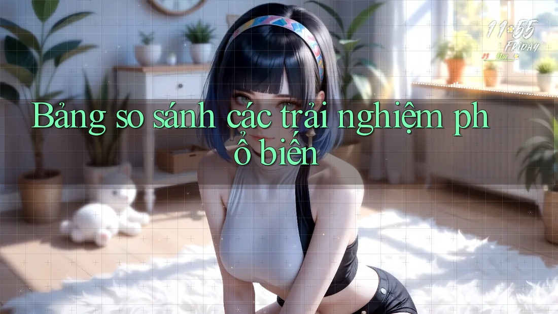 Bảng so sánh các trải nghiệm phổ biến