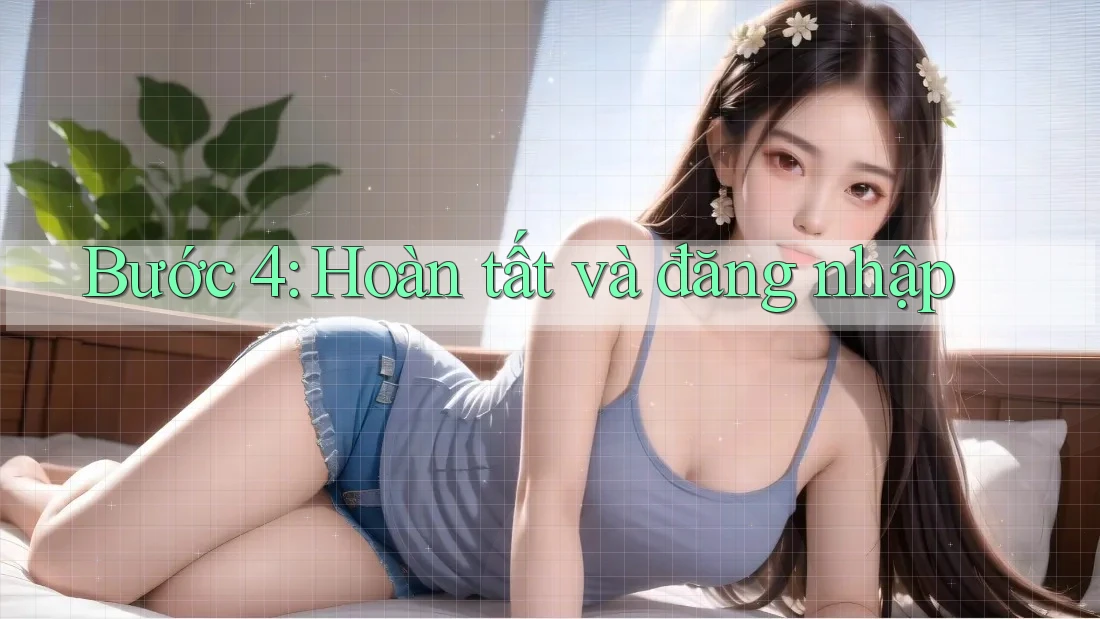 Bước 4: Hoàn tất và đăng nhập