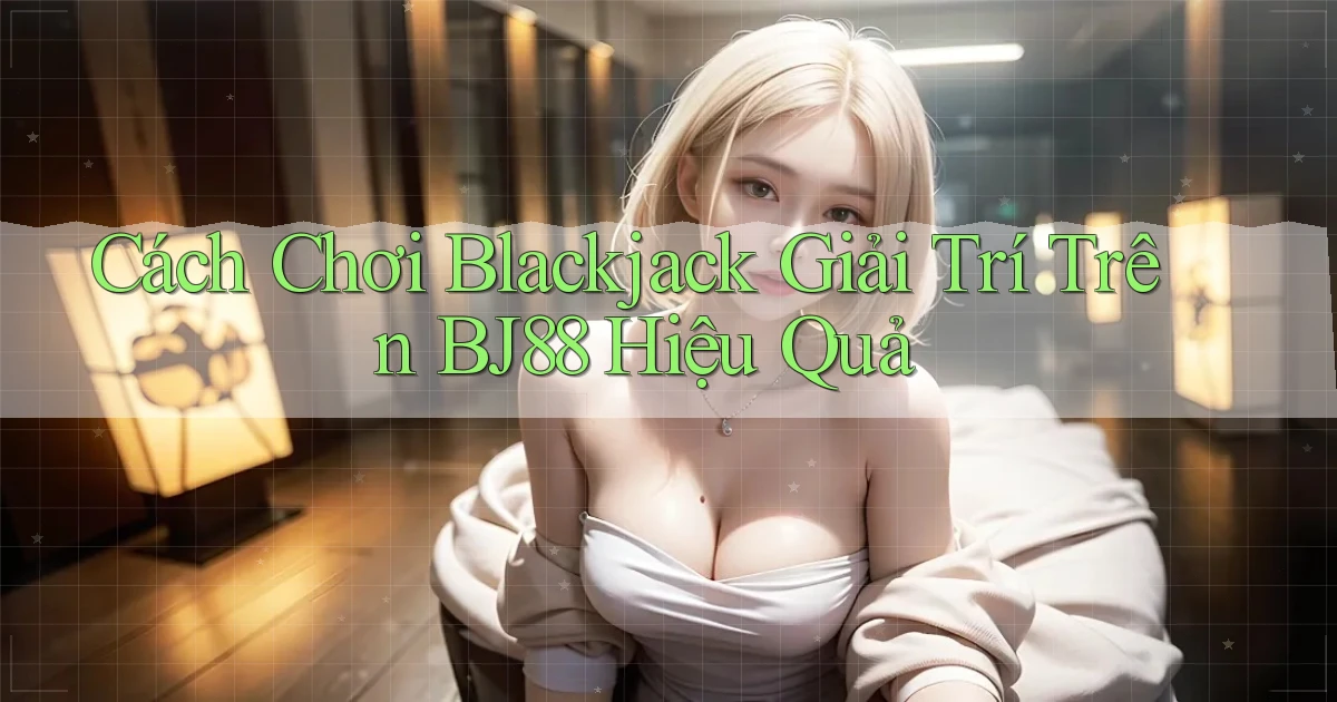 cách chơi blackjack giải trí trên bj88 hiệu quả