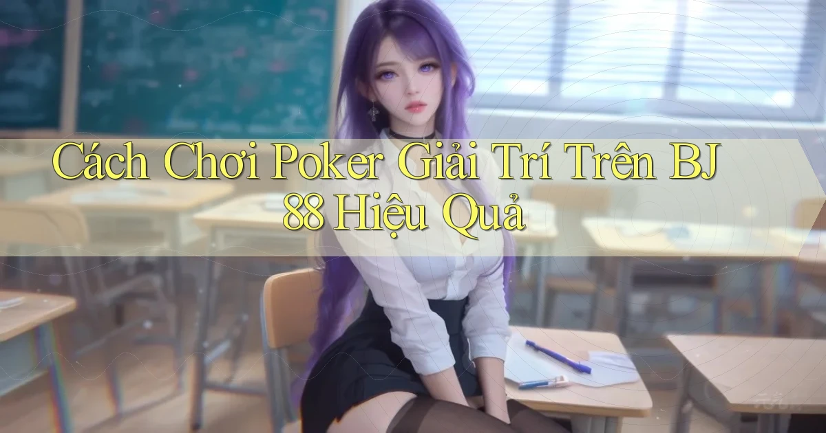 cách chơi poker giải trí trên bj88 hiệu quả