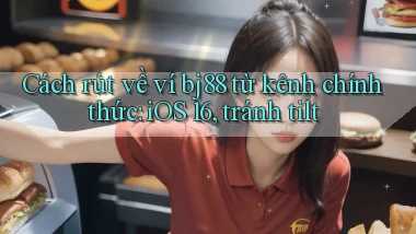 Cách rút về ví bj88 từ kênh chính thức iOS 16, tránh tilt