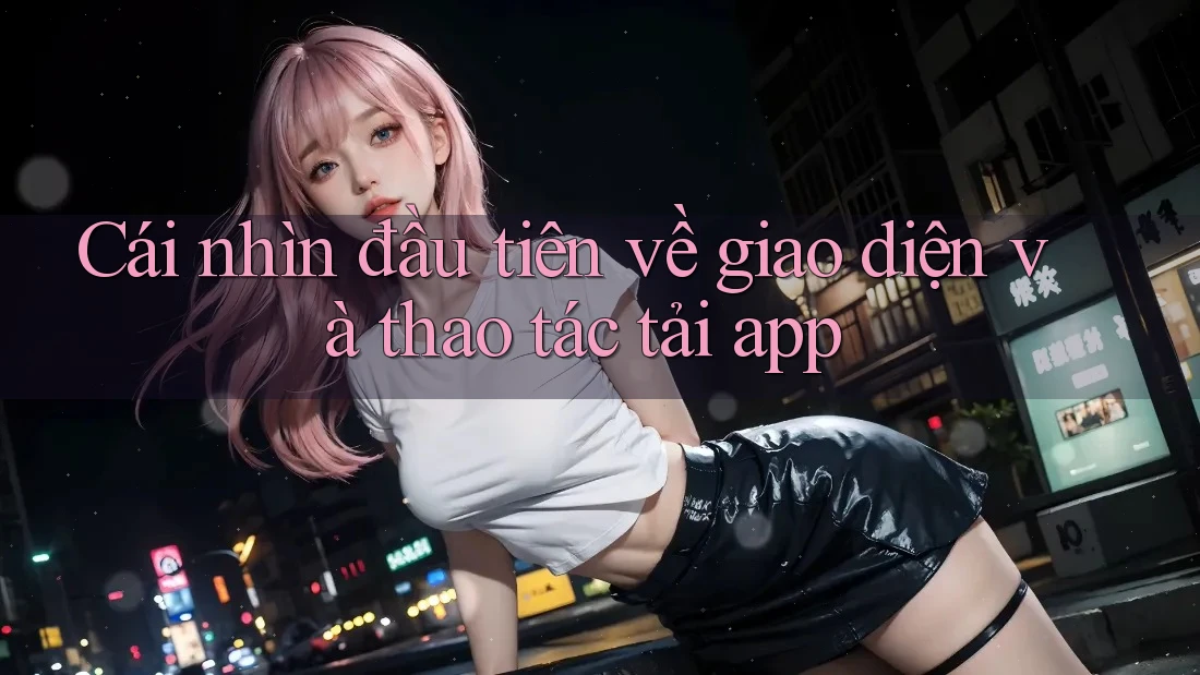 Cái nhìn đầu tiên về giao diện và thao tác tải app