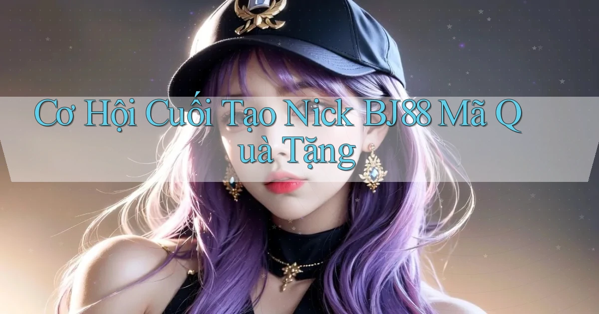 cơ hội cuối tạo nick bj88 mã quà tặng