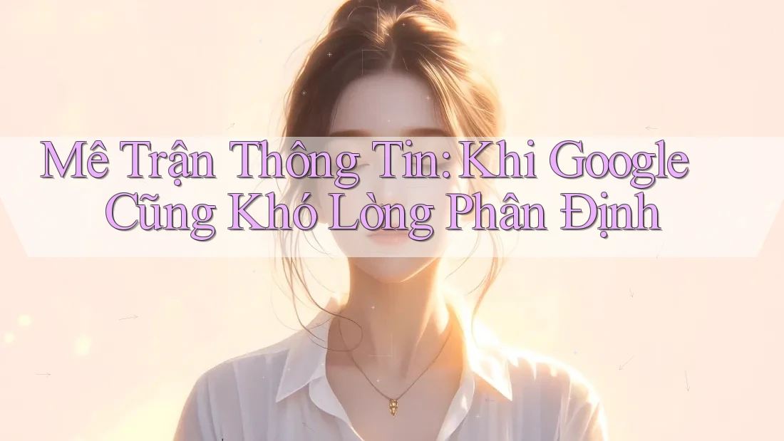 Mê Trận Thông Tin: Khi Google Cũng Khó Lòng Phân Định