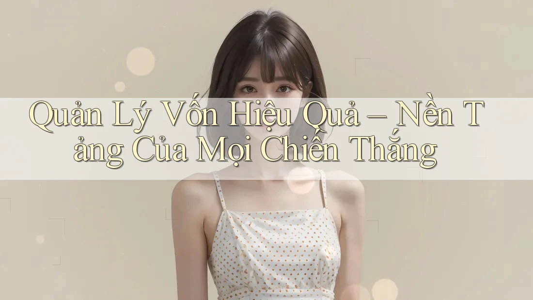 Quản Lý Vốn Hiệu Quả – Nền Tảng Của Mọi Chiến Thắng