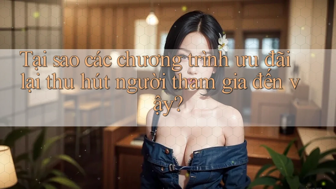 Tại sao các chương trình ưu đãi lại thu hút người tham gia đến vậy?
