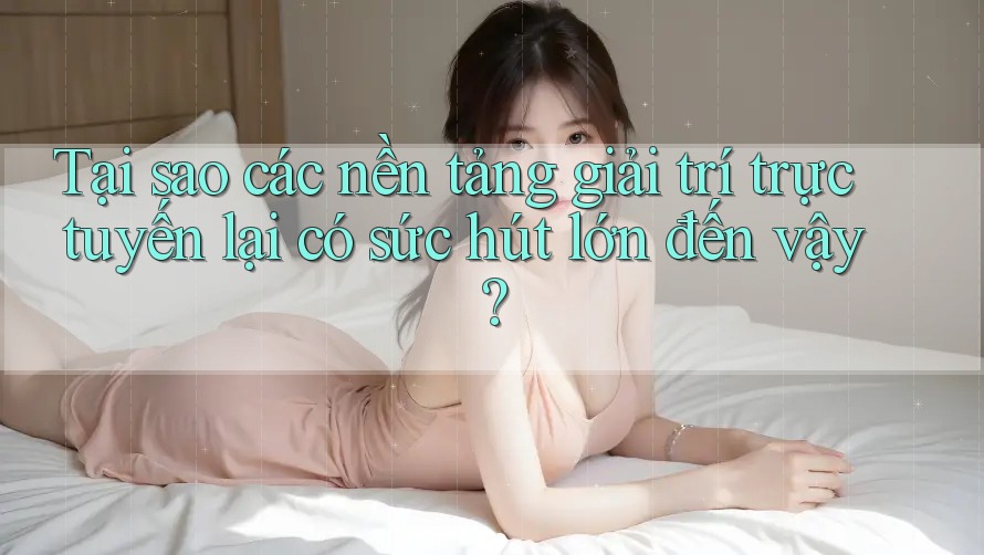 Tại sao các nền tảng giải trí trực tuyến lại có sức hút lớn đến vậy?