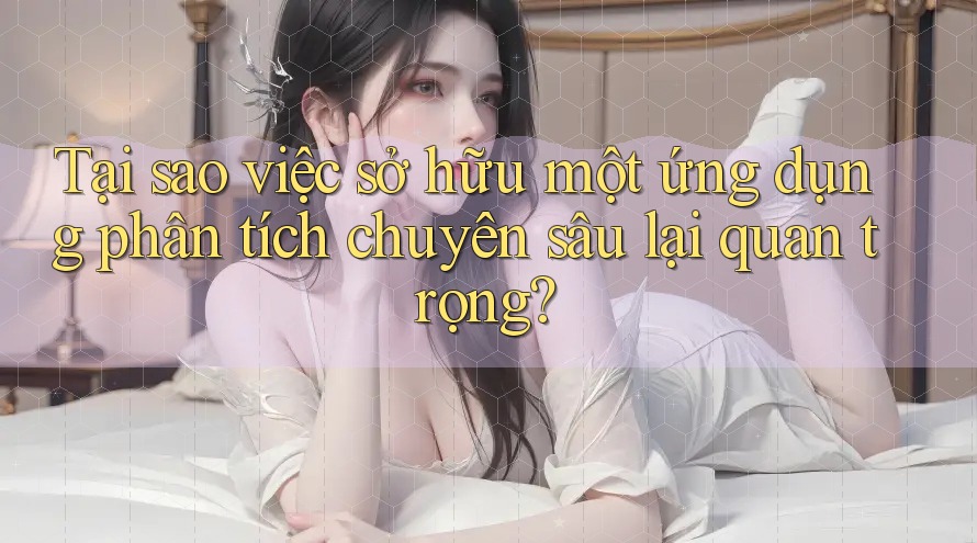 Tại sao việc sở hữu một ứng dụng phân tích chuyên sâu lại quan trọng?