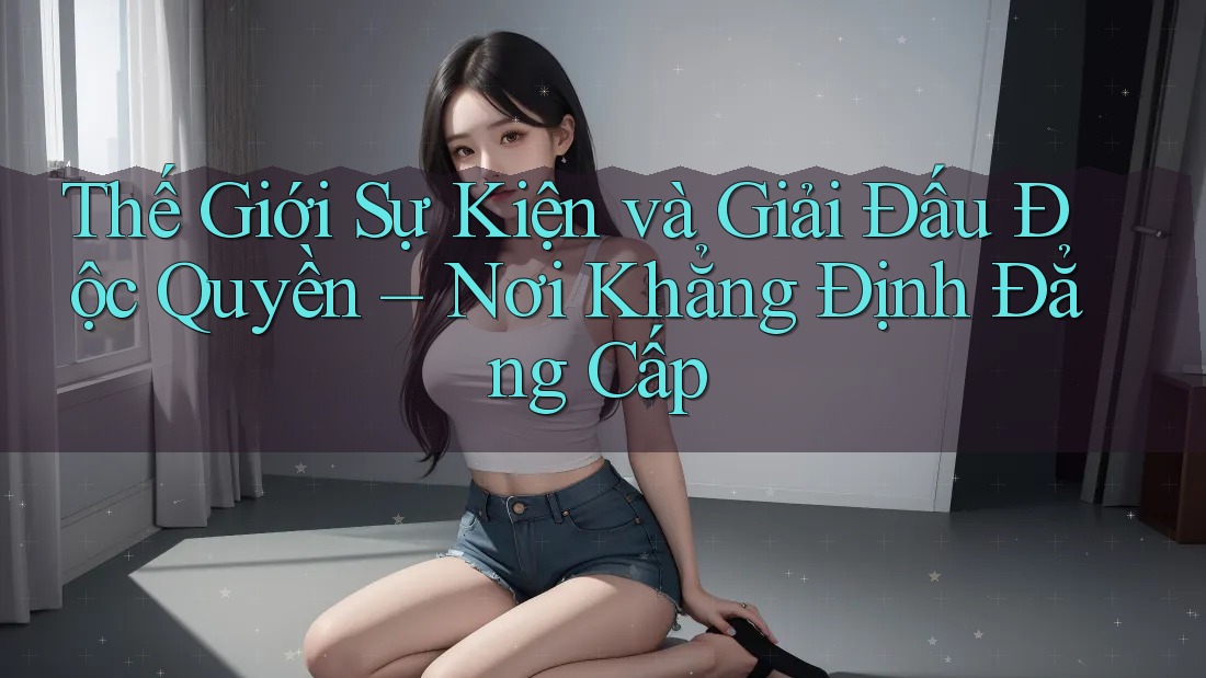 Thế Giới Sự Kiện và Giải Đấu Độc Quyền – Nơi Khẳng Định Đẳng Cấp