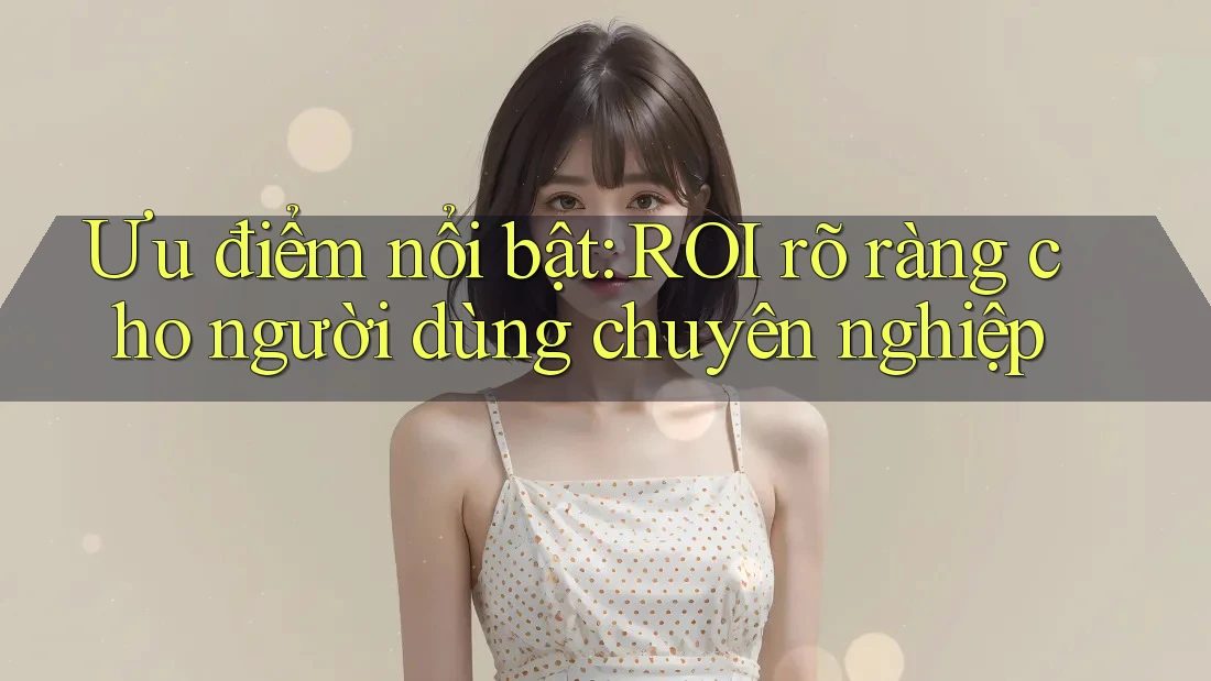 Ưu điểm nổi bật: ROI rõ ràng cho người dùng chuyên nghiệp