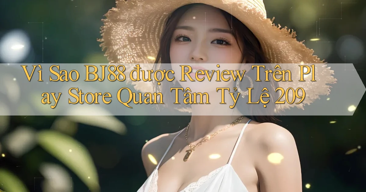Vì sao bj88 được review trên Play Store quan tâm tỷ lệ 209